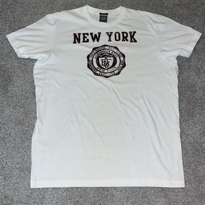 Vintage A&F Muscle New York White summer shirt XXL slim NWOT Soft Adirondack Mtn